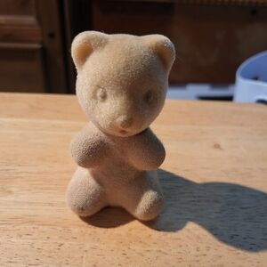 Vintage 70s Avon Fuzzy Bear Sweet Honesty  Empty